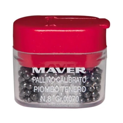 Грузило Maver набір Pallini Supercalibrati Teneri 2/0 (0.394g) (1300.36.08)