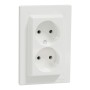 Розетка Schneider Electric ASFORA без заземлення подвійна біла (EPH9700121)
