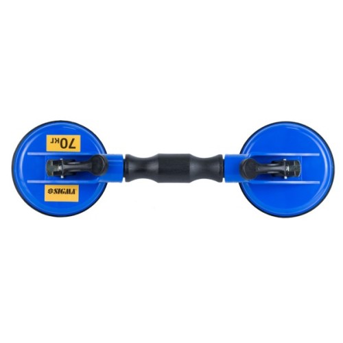 Присоска Sigma для перенесення скла, на шарнірах 70кг (8222241)