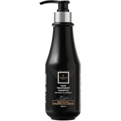 Шампунь Famirel Із гряззю Мертвого моря, гіалуроновою кислотою та кератином 500 мл (7290114085076)