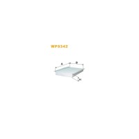 Фільтр салону Wixfiltron WP9342