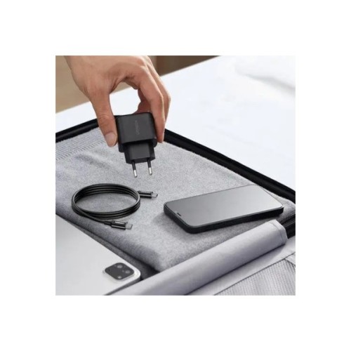 Зарядний пристрій Ugreen USB-C PD25W + cable USB-C to USB-C 2.0m CD250 black (50581)
