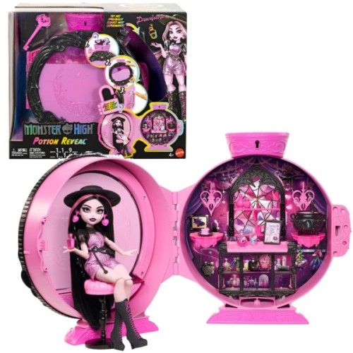 Лялька Monster High Набір з лялькою Дракулора “Таємна зіллєварня” (JKD76)