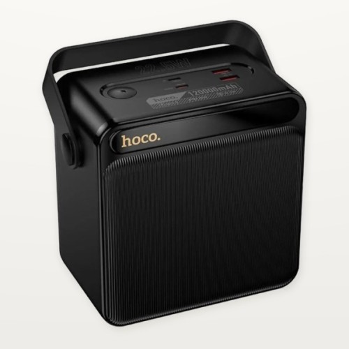 Батарея універсальна HOCO 120000mAh DB101 Zeus 22.5W, PD/20W, LED-lamp, Black (716184)