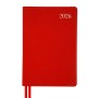 Тижневик Leo planner А5 датований 2026 "Aldento", інтегральний, червоний, 368 сторінок (252671)