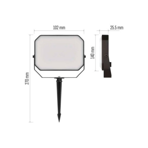 Прожектор EMOS ZIW184R 3шт 14 Вт RGBIC WIFI (ZIW184R)