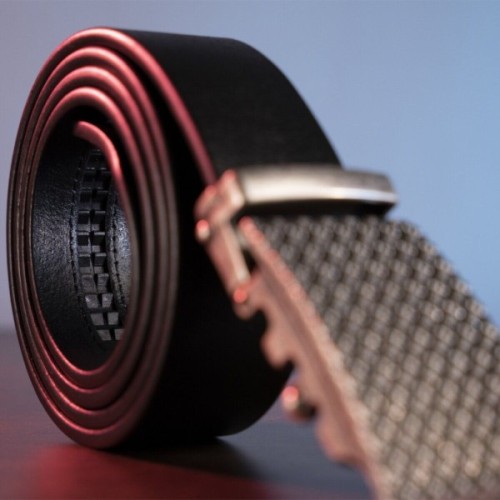 Ремінь Vintage З автоматичною пряжкою Чорний (20212)