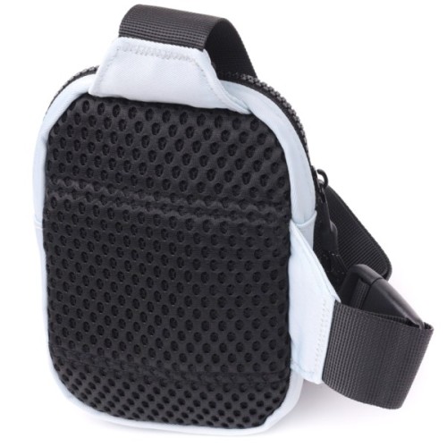 Сумка Vintage Слінг для подорожей з текстилю Блакитна (22868)