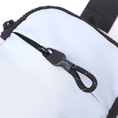 Сумка Vintage Слінг для подорожей з текстилю Блакитна (22868)