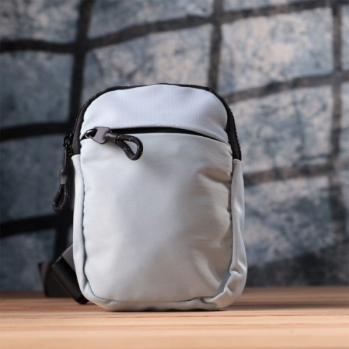 Сумка Vintage Слінг для подорожей з текстилю Блакитна (22868)