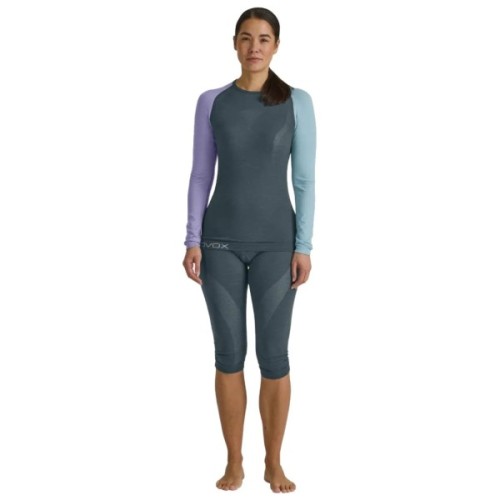 Термокофта Ortovox 120 Comp Light Long Sleeve Wmn dark arctic grey - L - темно-сірий (025.001.1236)