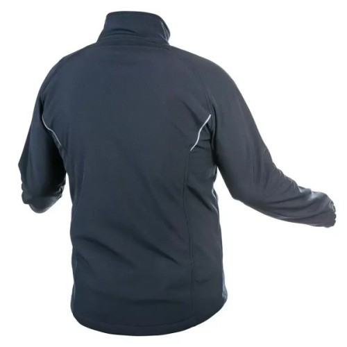 Куртка робоча Hoegert BIESE HT5K255-2XL SoftShell 96% поліестер/4% еластан темно-синя, 2XL (56) (HT5K255-2XL)