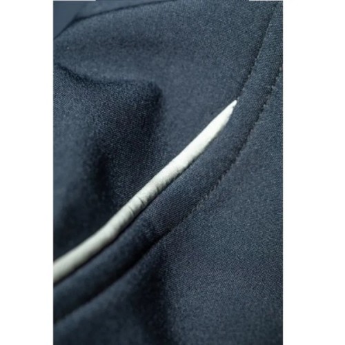 Куртка робоча Hoegert BIESE HT5K255-2XL SoftShell 96% поліестер/4% еластан темно-синя, 2XL (56) (HT5K255-2XL)