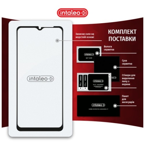 Скло захисне Intaleo Full Glue Samsung A03 Black (1283126521638)