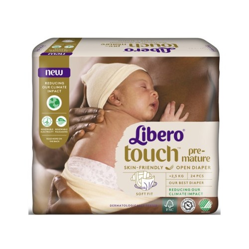 Підгузки Libero Touch Prema от 0 до 2.5 кг 24 шт (7322541069999)