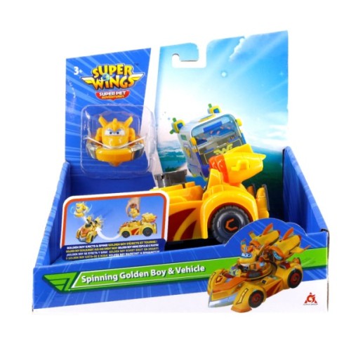 Ігровий набір Super Wings Spinning Vehicle Золотий Хлопчик (Golden Boy) (EU770331)
