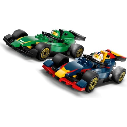 Конструктор LEGO City Вантажівка F1 з автомобілями RB20 та AMR24 (60445)