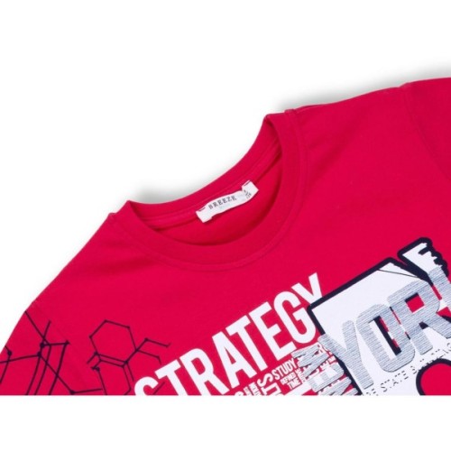 Футболка дитяча Breeze "STRATEGY" (10152-128B-red)