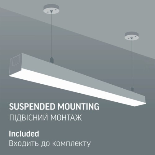 Світильник Videx LED BN03 50W 1.2М 5000K 220V (VL-BN03-50125B)