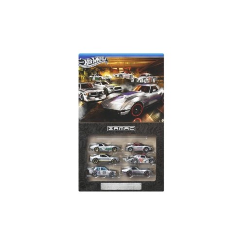 Автотрек Hot Wheels Набір автомоделей Silver series ZAMAC (JLB26)