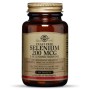 Мінерали Solgar Селен, (селенометіонін), Selenium, Yeast-Free, 200 мкг, 100 (SOL02557)