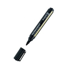 Маркер Axent Permanent D2604 Standard, 2 мм круглий чорний (D2604-01)