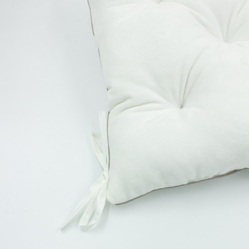 Подушка на стілець MirSon 28-0001 White Velvet 40х50 см (2200006275701)