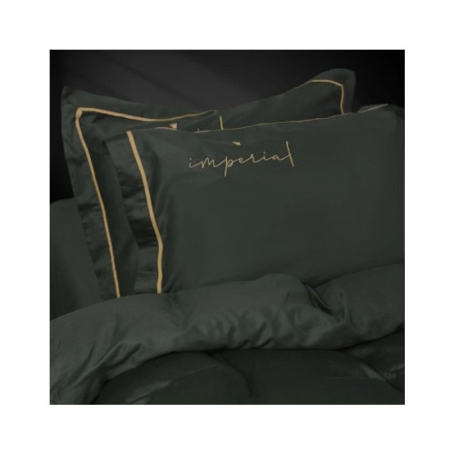 Постільна білизна MirSon Сатин Imperial Satin Emerald 175х210 двоспальний (2200008576240)