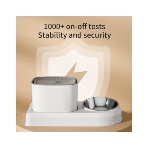 Універсальний посуд для тварин Lapka Фонтан з годівницею 2в1 (WF072)