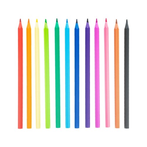 Олівці кольорові Kite Flower пластикові, 12 кольорів (K24-049-1)