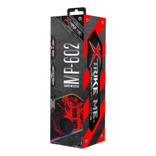 Килимок для мишки Xtrike ME MP-602 RGB lighting Black/Red (MP-602)