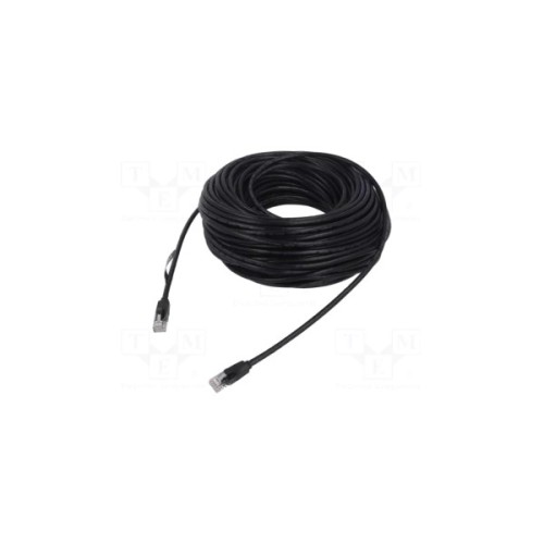 Патч-корд 10м, UTP cat 6 RJ-45 black Vention (IBEBL)