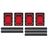 Ящик для інструментів Kistenberg набір ємностей з підвісною штангою, 580*235*130, KST16 (KST16)