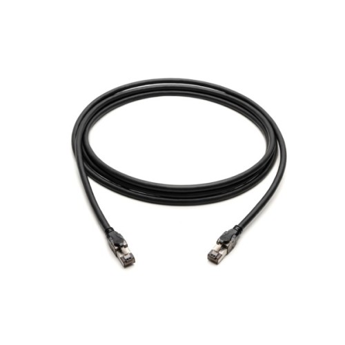 Патч-корд 1м, S/FTP, cat 8.1, AWG 24/7, LSZH, black Digitus (DK-1843-010)