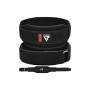 Атлетичний пояс RDX RX5 Double Belt неопреновий Black S (WBD-RX5B-S)
