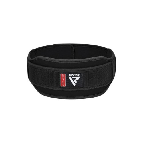 Атлетичний пояс RDX RX5 Double Belt неопреновий Black S (WBD-RX5B-S)