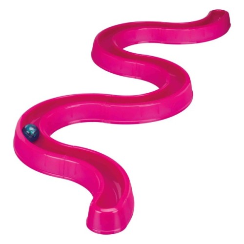 Іграшка для котів Trixie Ball Race Змійка-вісімка з м'ячиком 65x31 см (рожева) (4011905414133)