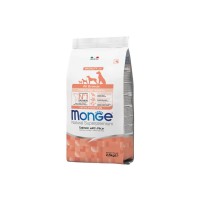 Сухий корм для собак Monge Dog All breeds Puppy&Junior зі смаком лосося та рису 2.5 кг (8009470011204)