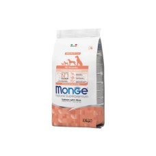 Сухий корм для собак Monge Dog All breeds Puppy&Junior зі смаком лосося та рису 2.5 кг (8009470011204)