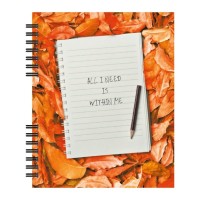 Блокнот Optima В5 пластикова обкладинка, спіраль, 60 аркушів, клітинка (O25923)