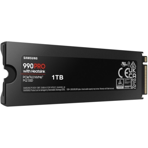 Накопичувач SSD M.2 2280 1TB 990 PRO with Heatsink Samsung (MZ-V9P1T0CW)