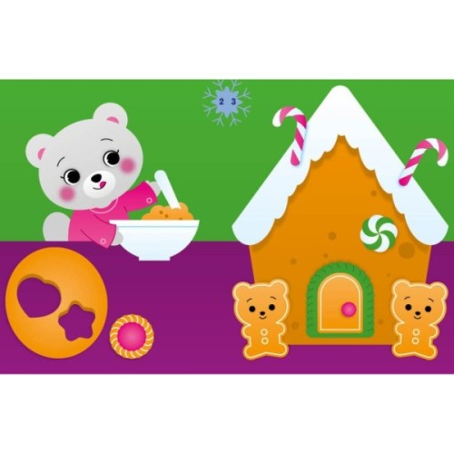 Книга Ведмежа. Аплікації наліпками - Юлія Каспарова Ранок (9789667510589)