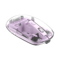 Мишка XO M12 Wireless Transparent/Pink (M12 Purple)