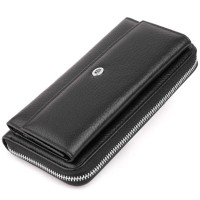 Гаманець ST Leather Шкіряний Чорний (19292)