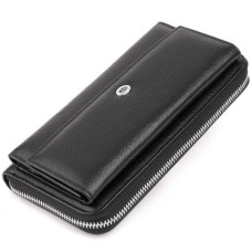 Гаманець ST Leather Шкіряний Чорний (19292)