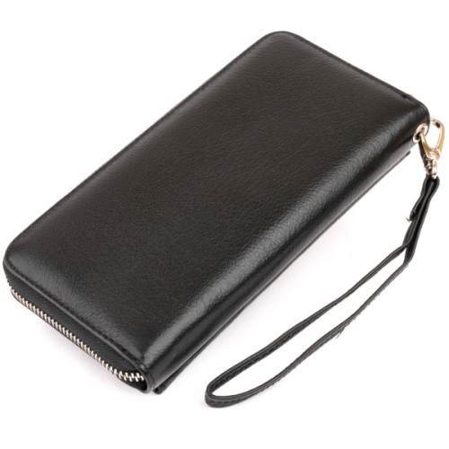 Гаманець ST Leather Шкіряний Чорний (19292)