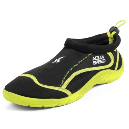 Аквашузи Aqua Speed Aqua Shoe Model 704-18 чорний, жовтий 36 (5908217691606)