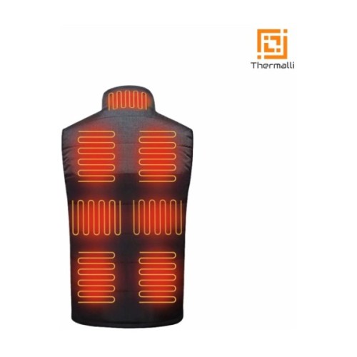 Жилет з підігрівом Thermalli Chatel чорний/сірий M (10100505-01M)