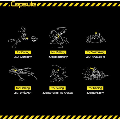 Чохол до мобільного телефона Armorstandart Capsule Waterproof Case Yellow (ARM59234)