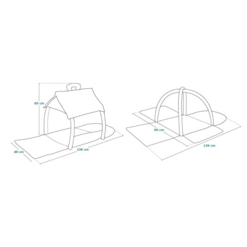 Дитячий килимок Lionelo Agnes Plus (LOE-AGNES PLUS)